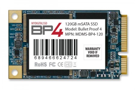 読込最大560MB/sのSATA3.0対応mSATA SSD、MydigitalSSD「BP4」シリーズ