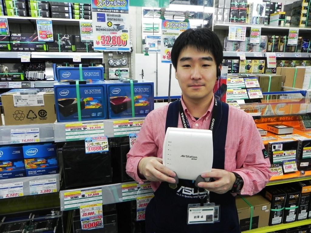ツクモパソコン本店の岩澤さん
