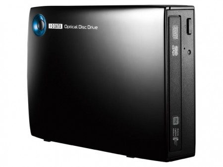 DVD-R 1層24倍速書込み対応の外付けドライブ、アイ・オー・データ「DVR-U24EZ」