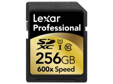 プロフェッショナル600倍速SDXC UHS-I 256GBカード