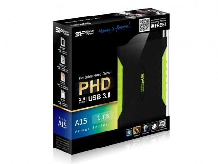 米国MIL規格に準拠した耐衝撃ポータブルHDD、シリコンパワー「Armor A15」発売