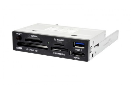 USB3.0/eSATAポート搭載3.5インチ内蔵マルチカードリーダー、リンクス「SFD-321F/T81UEJR」