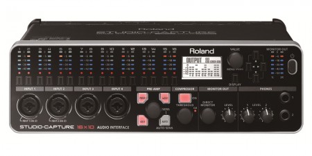 ローランド、16系統入力を備えたUSBオーディオのフラグシップモデル「STUDIO-CAPTURE」発表