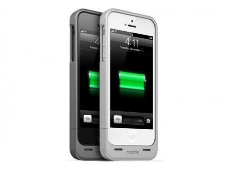 フォーカルポイント、1,500mAhバッテリー内蔵超薄型iPhone 5ケース「mophie juice pack helium for iPhone 5」