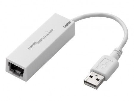 USBに接続してLANインターフェイスが増設できるUSB LANアダプタ、ロジテック「AN-GTJU3」「LAN-TXU2C」