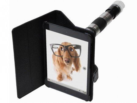 サンコーから、iPad miniのカメラ機能を強化する16倍ズーム＆220倍マクロ対応レンズキット発売