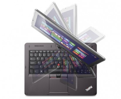 180度回転ディスプレイで4通りのスタイルを使い分けられるUltrabook、レノボ「ThinkPad Twist」