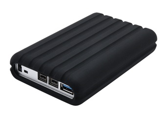 センチュリー、専用プロテクションカバー同梱の2.5インチHDDケース「イッコイチBOX2.5SATA USB3.0&FireWire800 ARMORD EDITION」