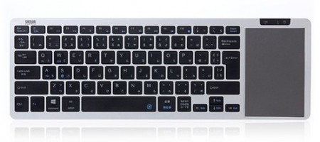 USB/Bluetooth両対応のタッチパッド搭載キーボード、サンワダイレクトから