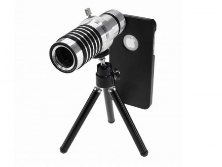 エバーグリーン、iPhone 5で14倍ズーム撮影が楽しめる重量級の本格望遠レンズキット発売