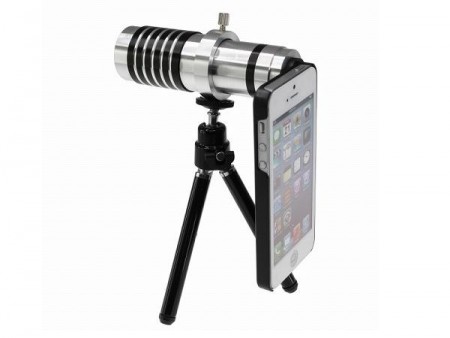 エバーグリーン、iPhone 5で14倍ズーム撮影が楽しめる重量級の本格望遠レンズキット発売