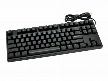 ブルーLEDが鮮やかに映える。センチュリー、Cherry軸採用スリムメカニカルキーボード「ONI」発売