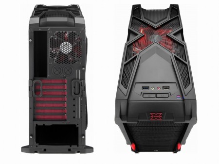 「X」デザインが特徴的な高エアフローミドルタワー、Aerocool「Strike-X Advance-BK」