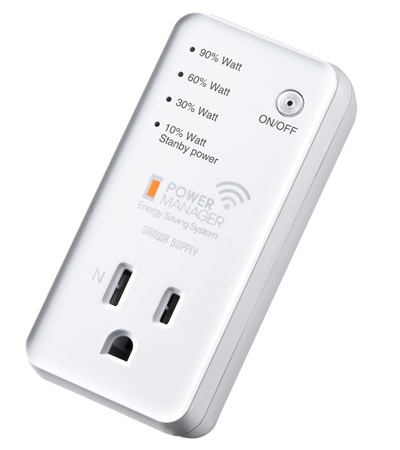 スマートフォンで 消費電力をチェックできるワットチェッカー サンワサプライ Tap Tst13 エルミタージュ秋葉原