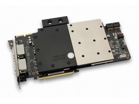 ASUS最強Radeonで4GPU CrossFireX。「MATRIX-HD7970-P-3GD5」専用水冷ブロックがEK Water Blocksから