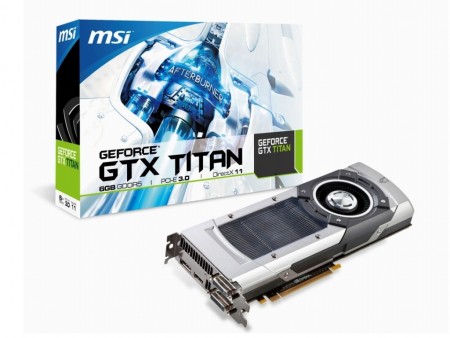 MSI、AfterBurner付属でチューニング可能なGeForce GTX TITAN「NTITAN-6GD5」