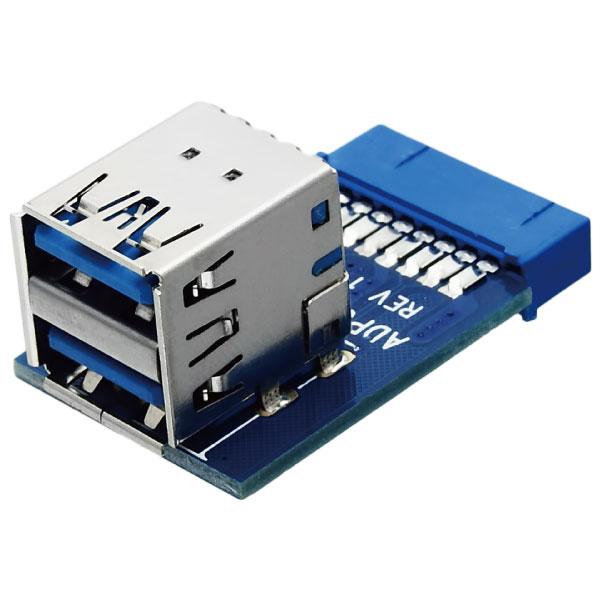 エアリア、USB3.0ピンヘッダを2連装ポートに変身させる変換基板「太子堂」をリリース
