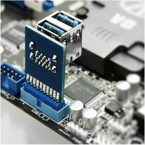 エアリア、USB3.0ピンヘッダを2連装ポートに変身させる変換基板「太子堂」をリリース