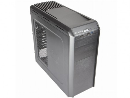 ブラッシュアルミ仕上げのフロントパネルが美しいミドルタワー、In Win「G7」シリーズ