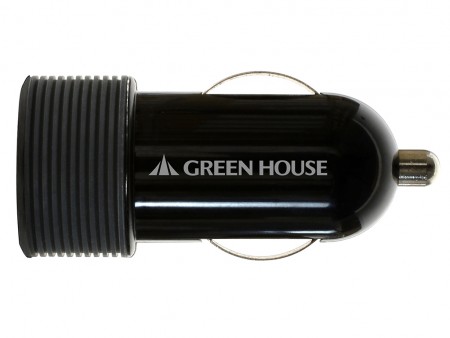 シガーソケットからiPhoneが充電できる、グリーンハウス「GH-CC-U1AK」