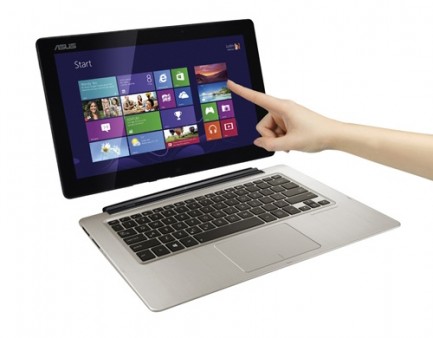 タブレットもノートもこれ一台。キーボード着脱式モバイルPC、ASUSTeK「TransBook TX300CA」