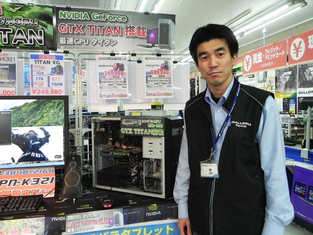 ドスパラ 秋葉原本店の池田さん