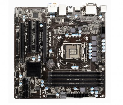 ASRock、CrossFire Xに対応するB75 Express搭載MicroATXマザーボード「B75 Pro3-M」など2機種