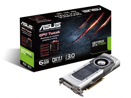 ASUSTeK、価格130,000円前後のGeForce GTX TITANグラフィックスカード「GTXTITAN-6GD5」を本日発売