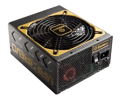 ENERMAX、+12V 125Aの80PLUS GOLD認証電源ユニットMAXREVO「EMR1500EWT」