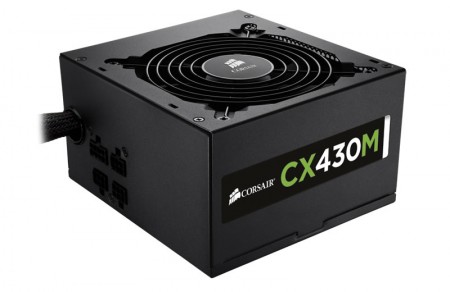 奥行140mmのBRONZE認証セミプラグイン電源、CORSAIR「CX SERIES」シリーズ3機種