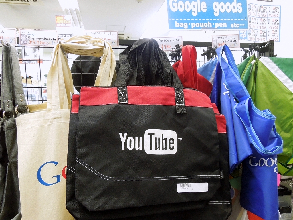 YouTube Tote bag（980円）