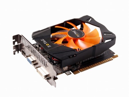 全長約153mm、補助電源レスのGeForce GTX 650、「ZOTAC GeForce GTX 650 1GB REV2」