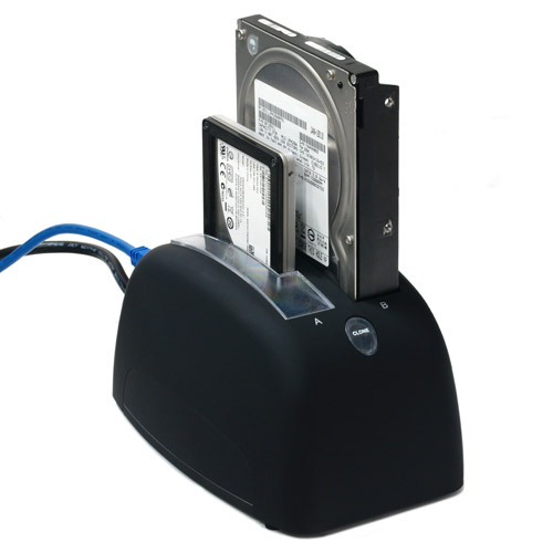 クローン機能搭載USB3.0 SATAドライブ用スタンド、サイズ「SCY-CLN01」発売