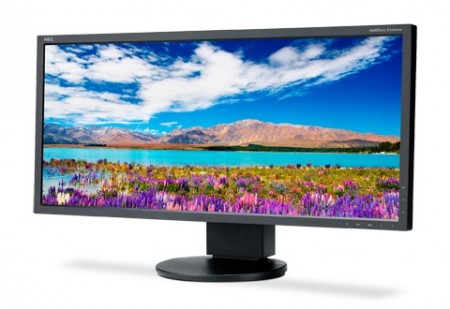 高品質IPSパネルを採用した21：9シネスコ対応29インチワイド液晶、NEC「EA294WMi」