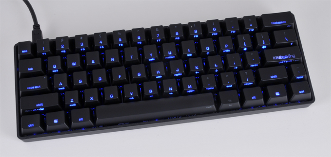 Cherry軸採用の62キー超コンパクトメカニカルキーボード、センチュリー「PURE」シリーズ
