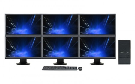 ドスパラ、NVIDIA NVS 510標準で6画面同時出力可能な「Raytrek MD-6」