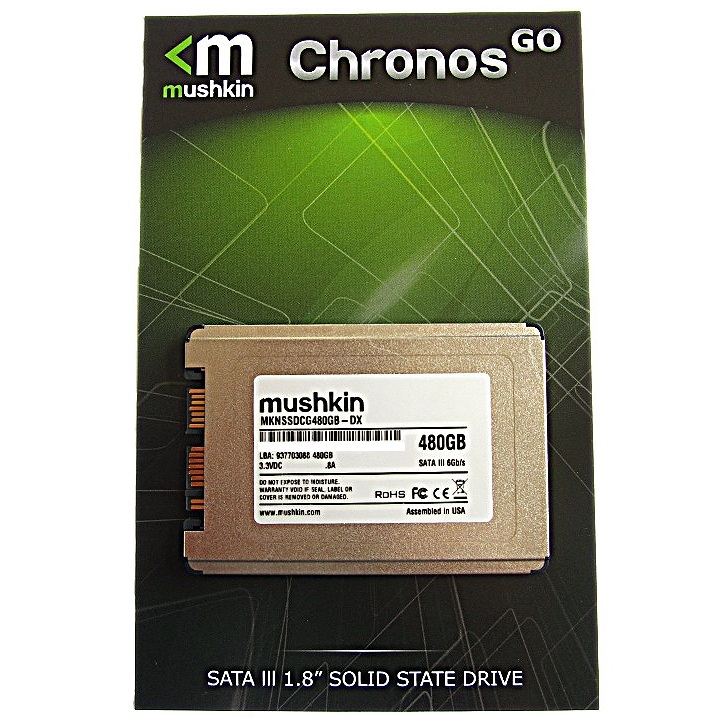 SATA3.0対応1.8インチSSD、Mushkin「Chronous GO Deluxe」シリーズ