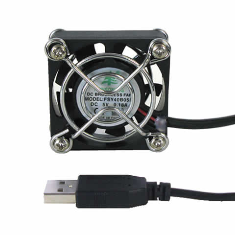 世界一小さな40mm口径USBファン、タイムリー「LittleFAN40U」発売