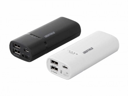 2A出力でタブレットにも対応するモバイルバッテリ、バッファロー「BSMPB04」シリーズ