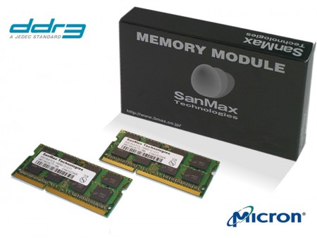 アーク、“Haswell”対応のDDR3L-1866メモリ、サンマックス「SMD-28C(T)P-18M」シリーズ発売
