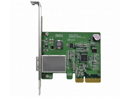 1ポートから最大80TB。業界初20台のSATAドライブが繋がる外付けRAID HBA「RocketRAID 644LS」近く発売