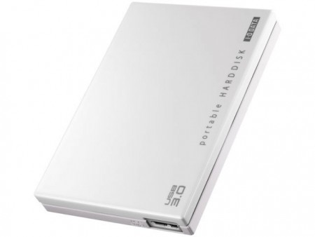 5色展開のバスパワー対応USB3.0「超高速カクうす」ポータブルHDDがアイ・オー・データから