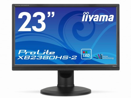 昇降・ピボット機能搭載の23インチIPS液晶ディスプレイ、iiyama「ProLite XB2380HS-2」