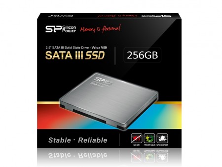 新型コントローラ搭載を謳うSATA3.0対応SSD、シリコンパワー「Velox V50」シリーズ5月上旬発売