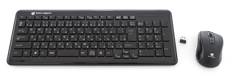 マウスコンピューターオリジナルワイヤレスキーボード＆マウス