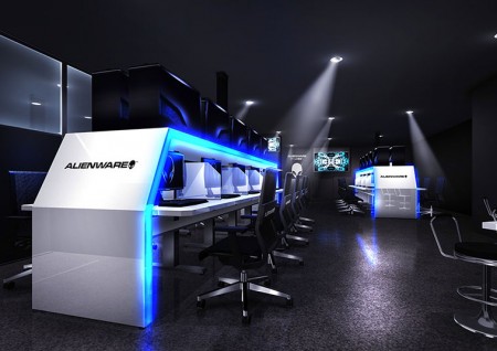 秋葉原に続くオンラインゲームプレイ施設2号店「ALIENWARE ARENA inサイバック博多駅前店」オープン