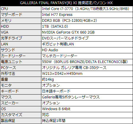 game_ff11ad_cb350_450x421a GALLERIA 『FINAL FANTASY XI』 推奨認定 HX