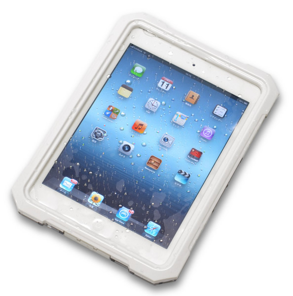 お風呂の中でiPad miniが楽しめる防水ケース、JTT「お風呂 de 防水ケース for iPad mini」