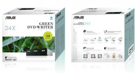 アイドル時の消費電力を50％削減した省電力DVDマルチ、ASUSTeK「DRW-24D3ST」発売