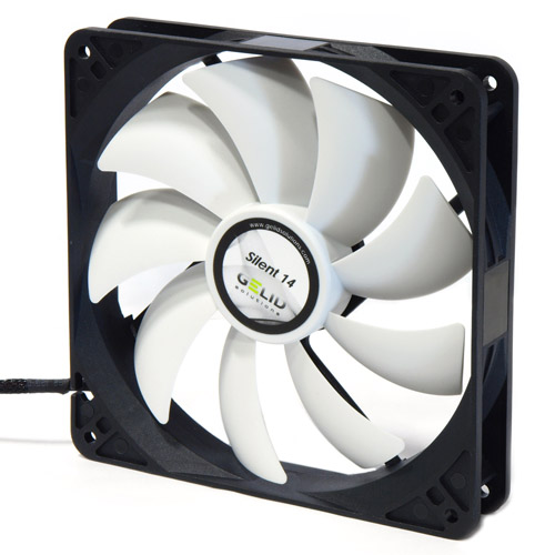 GELID、140mm口径固定/PWM汎用ファン「GELID SILENT140/PWM」